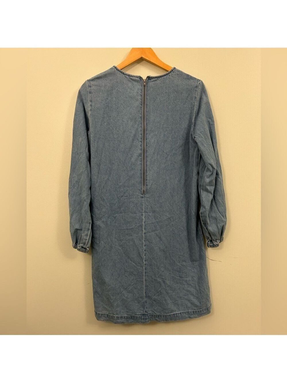 Ichi Denim Tie Front Dress Size 36 - Picture 3 of 7